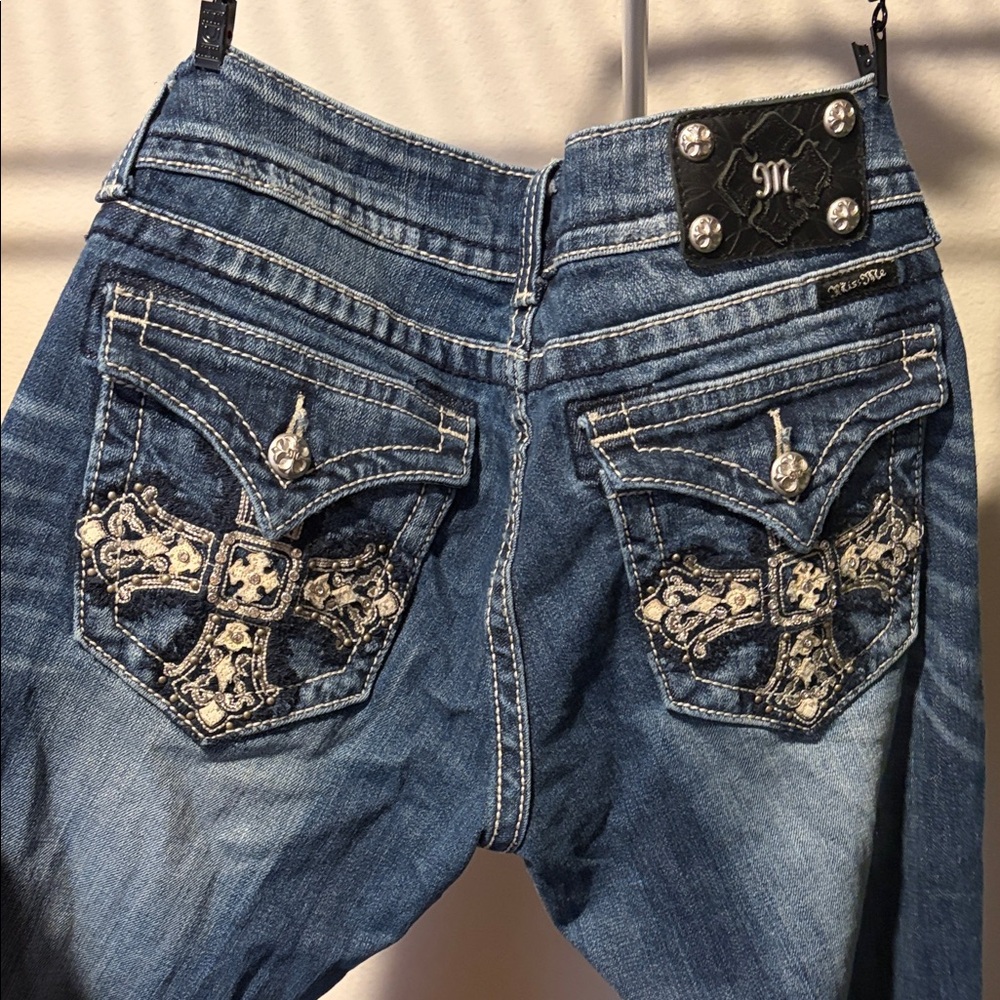 Miss Me Blue Embellished Women's Jeans